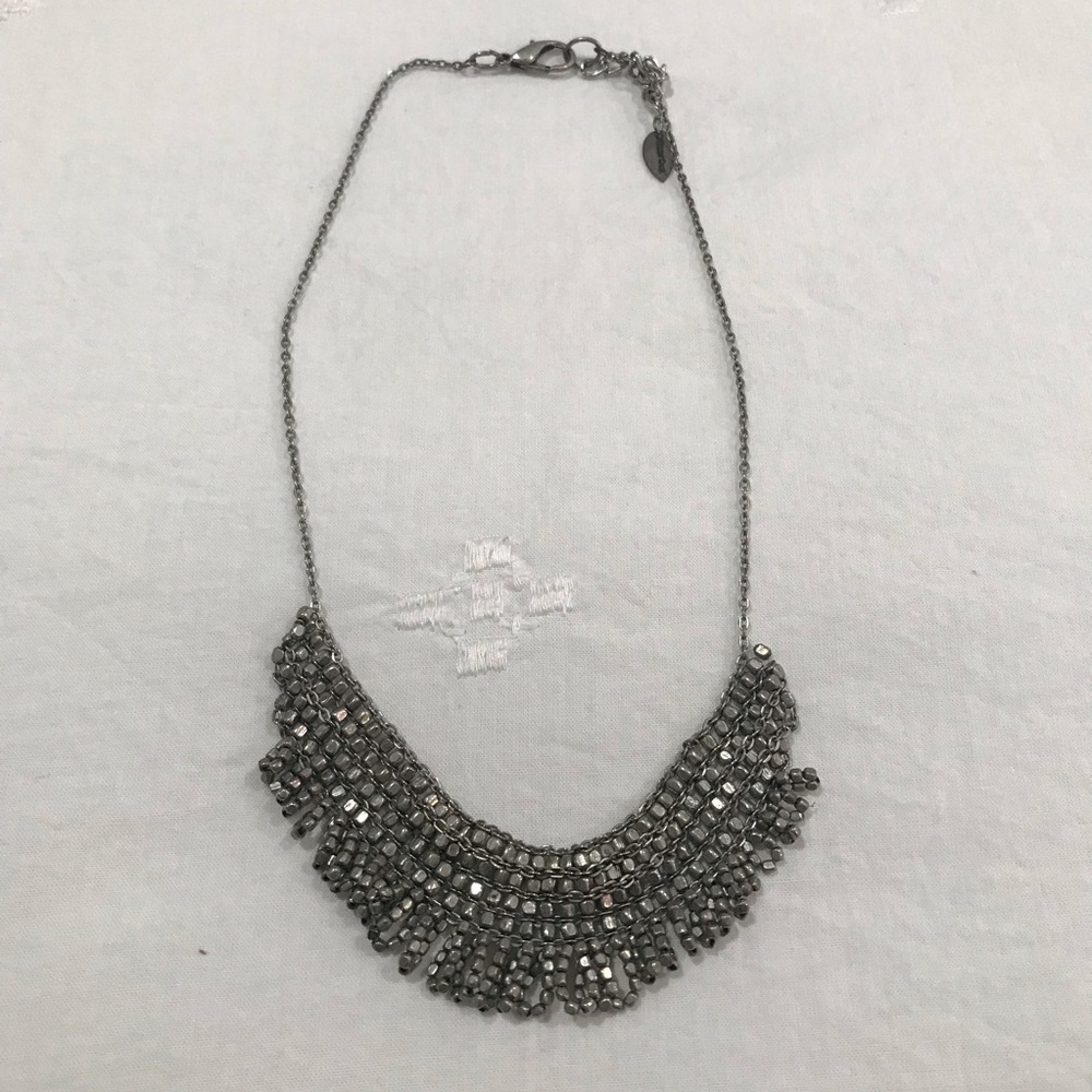 Intricate Beaded Bib Necklace